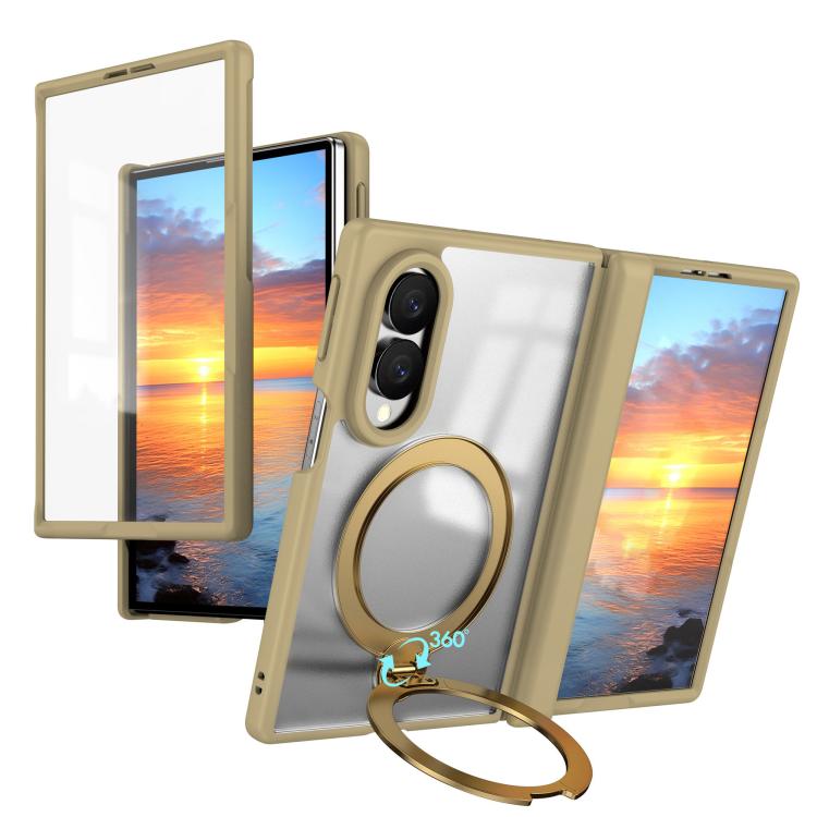 Custodia per telefono con anello magnetico girevole a 360°, senza pellicola protettiva., For  Galaxy Z Fold8 5G, For Galaxy Z Fold8 Ultra 5G, For Galaxy Z Fold7 5G
