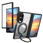 Custodia per telefono con anello magnetico girevole a 360°, senza pellicola protettiva., For  Galaxy Z Fold8 5G, For Galaxy Z Fold8 Ultra 5G, For Galaxy Z Fold7 5G