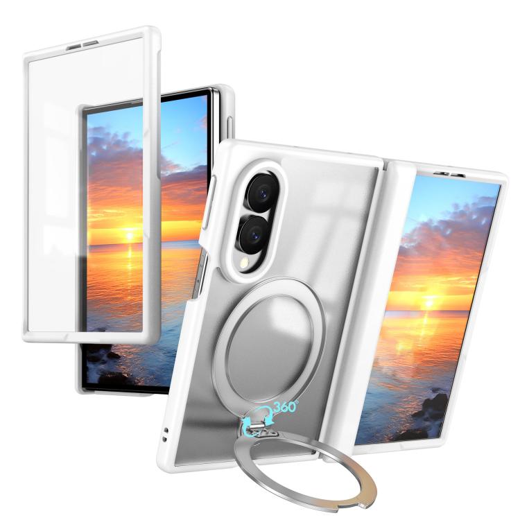 Custodia per telefono con anello magnetico girevole a 360°, senza pellicola protettiva., For  Galaxy Z Fold8 5G, For Galaxy Z Fold8 Ultra 5G, For Galaxy Z Fold7 5G