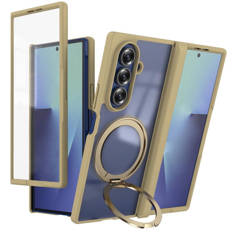 Custodia per telefono con anello magnetico girevole a 360°, senza pellicola protettiva., For  Galaxy Z Fold8 5G, For Galaxy Z Fold8 Ultra 5G, For Galaxy Z Fold7 5G