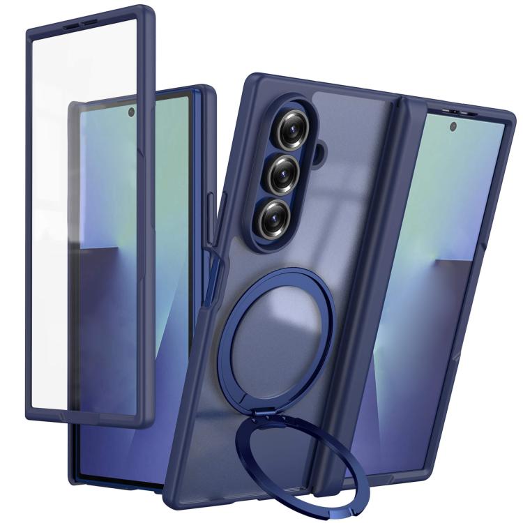 Custodia per telefono con anello magnetico girevole a 360°, senza pellicola protettiva., For  Galaxy Z Fold8 5G, For Galaxy Z Fold8 Ultra 5G, For Galaxy Z Fold7 5G
