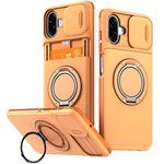 Custodia per telefono con protezione per fotocamera scorrevole, slot per scheda e rotazione a 360 gradi., For Galaxy A56 5G / A37 5G / A27 5G, For Galaxy A06 / A07