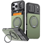 Custodia per telefono con protezione per fotocamera scorrevole, slot per scheda e rotazione a 360 gradi., For iPhone 17 Pro Max, For iPhone 17, For iPhone 16 Pro Max