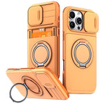 Custodia per telefono con protezione per fotocamera scorrevole, slot per scheda e rotazione a 360 gradi., For iPhone 17 Pro Max, For iPhone 17, For iPhone 16 Pro Max