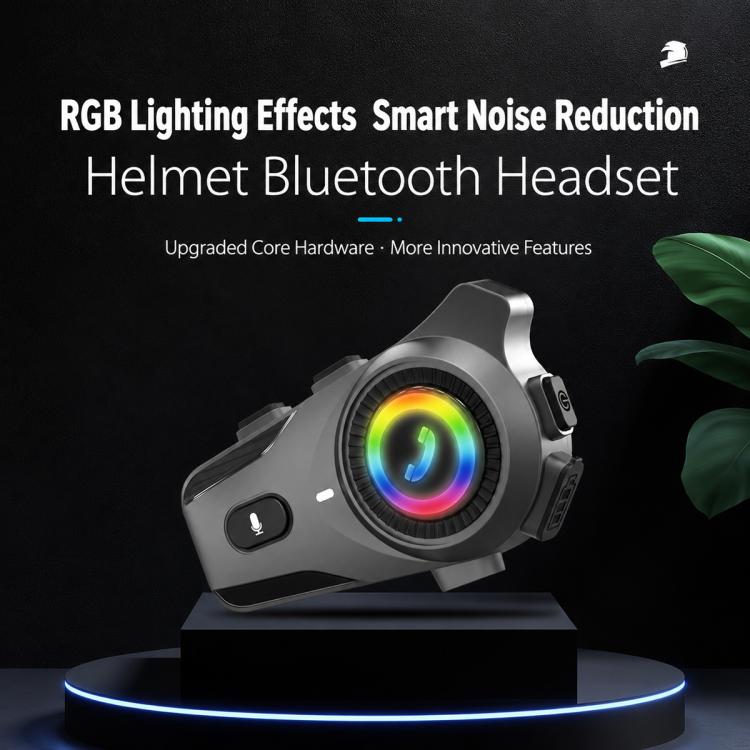 Casco moto Bluetooth wireless con riduzione rumore IPX6