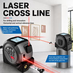 Telemetro laser portatile 3 in 1 con metro a nastro 5 m