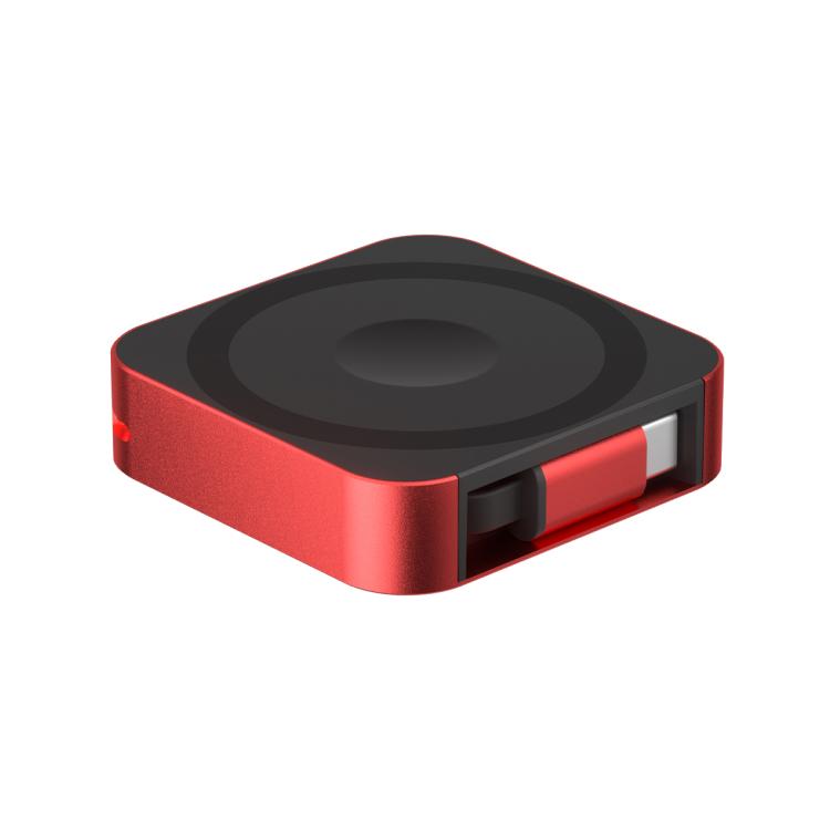 Caricabatterie wireless magnetico 3 in 1 da 15 W con cavo Type-C retrattile