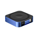 Caricabatterie wireless magnetico 3 in 1 da 15 W con cavo Type-C retrattile