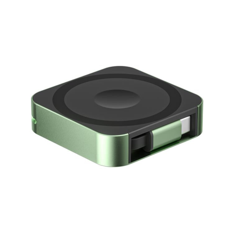 Caricabatterie wireless magnetico 3 in 1 da 15 W con cavo Type-C retrattile