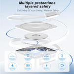 Caricabatterie wireless magnetico 3 in 1 da 15 W con cavo Type-C retrattile