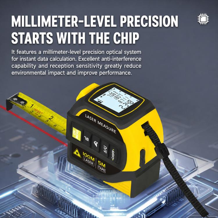 Telemetro laser a infrarossi 4 in 1 con Bluetooth 100 m