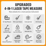 Telemetro laser a infrarossi 4 in 1 con Bluetooth 100 m