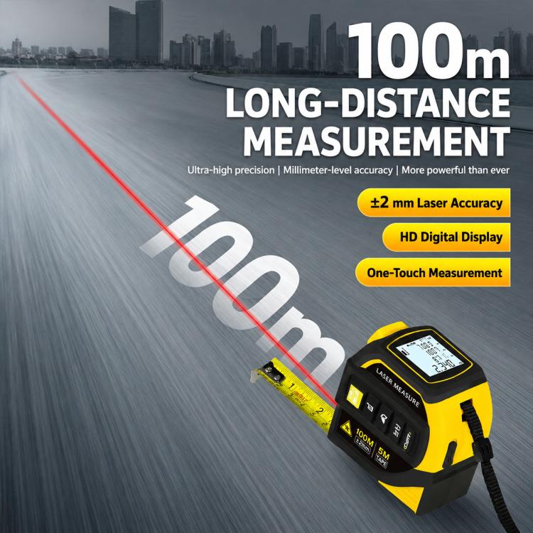 Telemetro laser a infrarossi 4 in 1 con Bluetooth 100 m