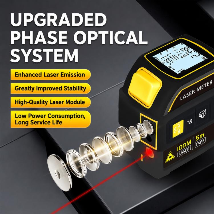 Telemetro laser a infrarossi 4 in 1 con Bluetooth 100 m