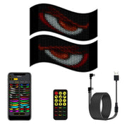 Schermo a matrice LED flessibile ultra sottile e impermeabile Demon Eye Car, 16 x 32 USB set, 16 x 64 USB set, 20 x 64 USB set, 16 x 96 USB set