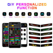 Schermo a matrice LED flessibile ultra sottile e impermeabile Demon Eye Car, 16 x 32 USB set, 16 x 64 USB set, 20 x 64 USB set, 16 x 96 USB set