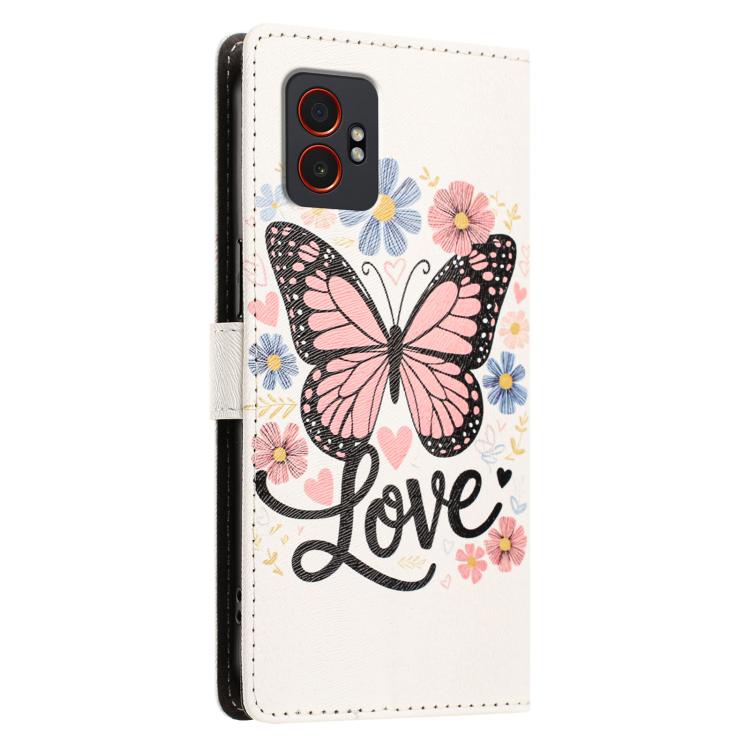 CH002 Custodia per telefono in pelle vegana con fibbia e disegno colorato, For Galaxy XCover7 Pro, For Galaxy XCover7