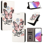 CH002 Custodia per telefono in pelle vegana con fibbia e disegno colorato, For Galaxy XCover7 Pro, For Galaxy XCover7