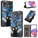 CH002 Custodia per telefono in pelle vegana con fibbia e disegno colorato, For Galaxy XCover7 Pro, For Galaxy XCover7