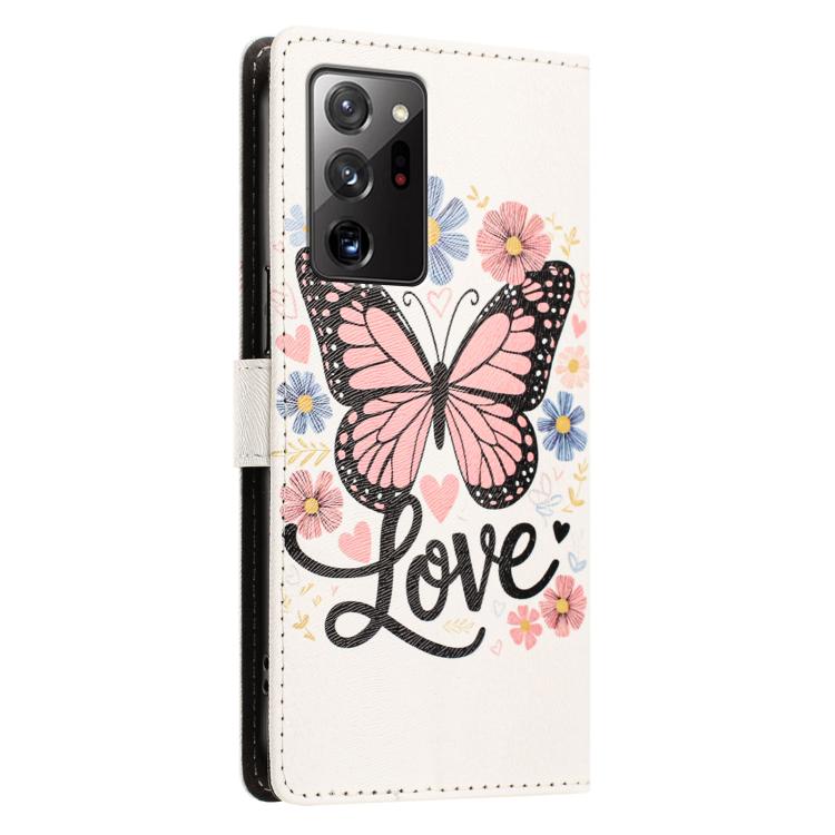 CH002 Custodia per telefono in pelle vegana con fibbia e disegno colorato, For Galaxy Note20 Ultra 5G, For Galaxy Note20 5G
