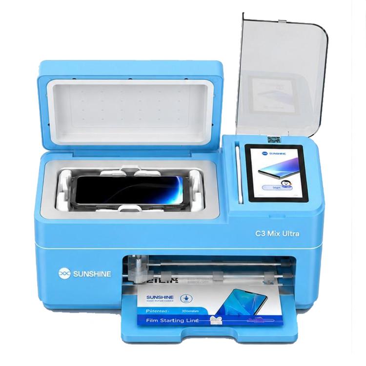 SUNSHINE C3 Mix Ultra Macchina da taglio e laminazione intelligente a vuoto da 12,9 pollici con posizionamento automatico e polimerizzazione UV, AU Plug, EU Plug, UK Plug, US Plug