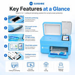 SUNSHINE C3 Mix Ultra Macchina da taglio e laminazione intelligente a vuoto da 12,9 pollici con posizionamento automatico e polimerizzazione UV, AU Plug, EU Plug, UK Plug, US Plug