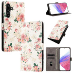 CH002 Custodia per telefono in pelle vegana con fibbia e disegno colorato, For Galaxy F16 5G, For Galaxy F06 5G