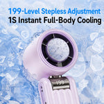 Ventilatore portatile pieghevole Y29 con display digitale
