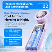Ventilatore portatile pieghevole ad alta velocità Y29 con display digitale