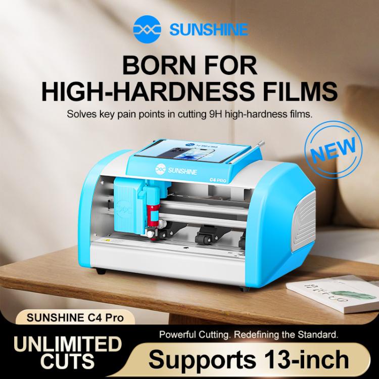 SUNSHINE C4 Pro Macchina intelligente per il taglio di pellicole ad alta durezza da 13 pollici, AU Plug, EU Plug, UK Plug, US Plug