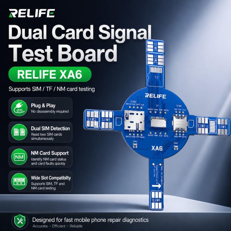 Scheda di test del segnale a doppia scheda RELIFE XA6