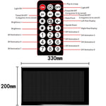 Schermo pubblicitario LED flessibile USB 32x64-32x192 pixel
