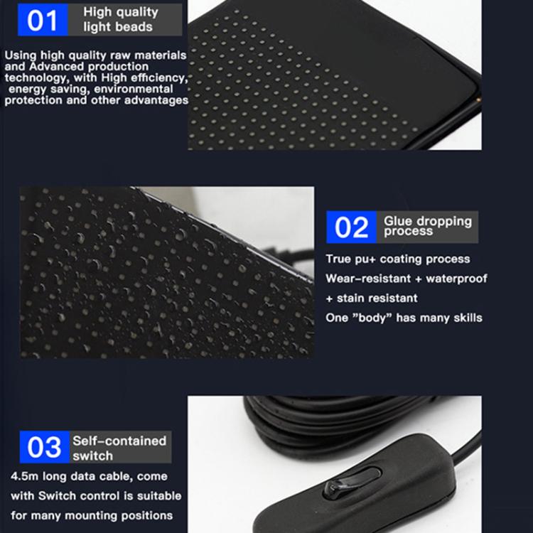 Schermo pubblicitario LED flessibile USB 32x64-32x192 pixel