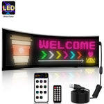 Schermo pubblicitario LED flessibile USB 32x64-32x192 pixel
