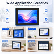WA8058T Display digitale touchscreen HD da 8 pollici con retroilluminazione, 2 GB + 16 GB di RAM, Android 11, processore RK3568 Quad Core, EU Plug, UK Plug, US Plug