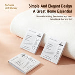 Adesivi monouso portatili tascabili per la rimozione della lanugine, 50pcs/Pack 8.5x7.2cm, 40pcs/Pack 10x7.8cm