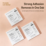 Adesivi monouso portatili tascabili per la rimozione della lanugine, 50pcs/Pack 8.5x7.2cm, 40pcs/Pack 10x7.8cm