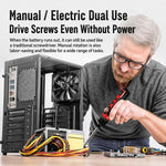 Set di avvitatore elettrico regolabile a 6 velocità e coppia elevata 13 in 1