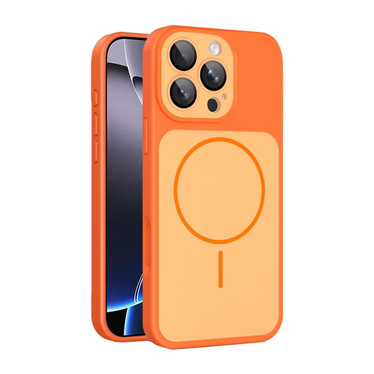 Custodia magnetica per telefono Shield con contrasto cromatico e protezione per l'obiettivo., For iPhone 16 Pro Max, For iPhone 16 Pro, For iPhone 16, For iPhone 15 Pro Max