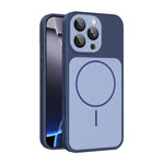 Custodia magnetica per telefono Shield con contrasto cromatico e protezione per l'obiettivo., For iPhone 16 Pro Max, For iPhone 16 Pro, For iPhone 16, For iPhone 15 Pro Max