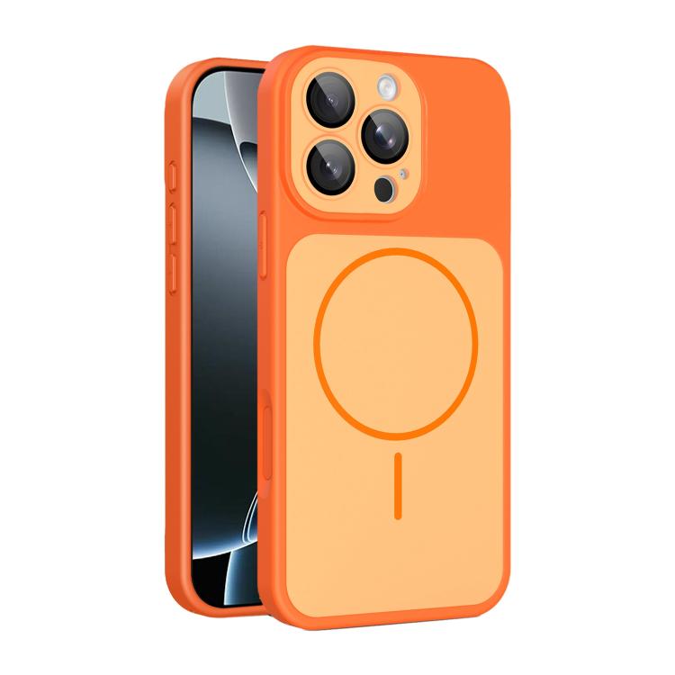 Custodia magnetica per telefono Shield con contrasto cromatico e protezione per l'obiettivo., For iPhone 16 Pro Max, For iPhone 16 Pro, For iPhone 16, For iPhone 15 Pro Max