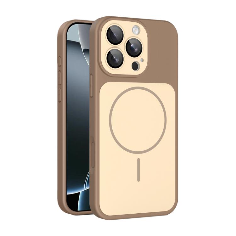 Custodia magnetica per telefono Shield con contrasto cromatico e protezione per l'obiettivo., For iPhone 16 Pro Max, For iPhone 16 Pro, For iPhone 16, For iPhone 15 Pro Max