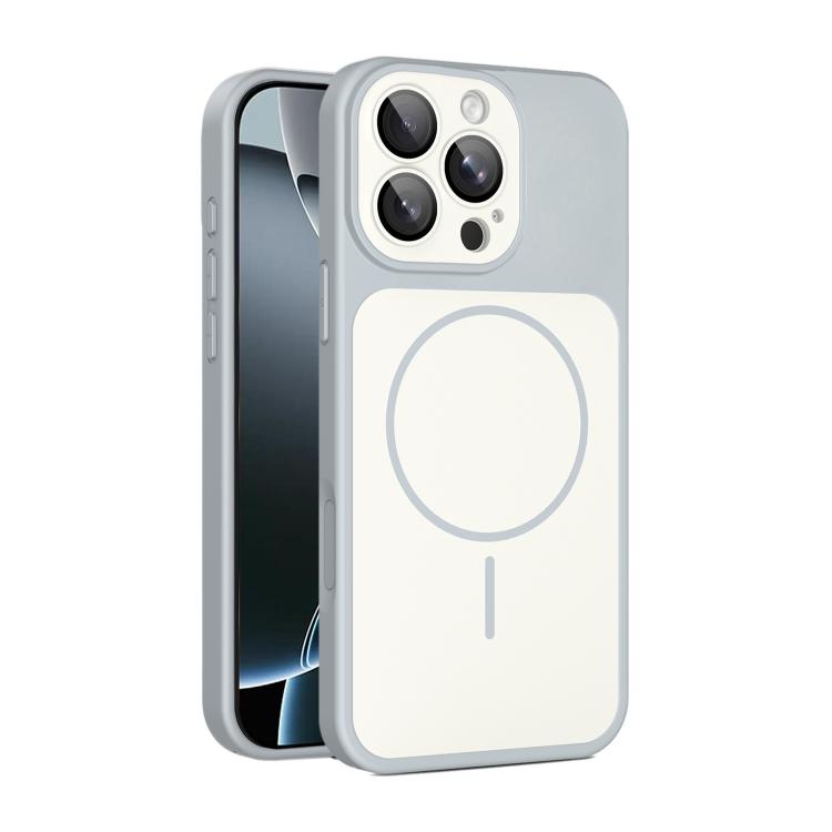 Custodia magnetica per telefono Shield con contrasto cromatico e protezione per l'obiettivo., For iPhone 16 Pro Max, For iPhone 16 Pro, For iPhone 16, For iPhone 15 Pro Max