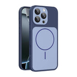 Custodia magnetica per telefono Shield con contrasto cromatico e protezione per l'obiettivo., For iPhone 16 Pro Max, For iPhone 16 Pro, For iPhone 16, For iPhone 15 Pro Max