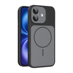 Custodia magnetica per telefono Shield con contrasto cromatico e protezione per l'obiettivo., For iPhone 16 Pro Max, For iPhone 16 Pro, For iPhone 16, For iPhone 15 Pro Max