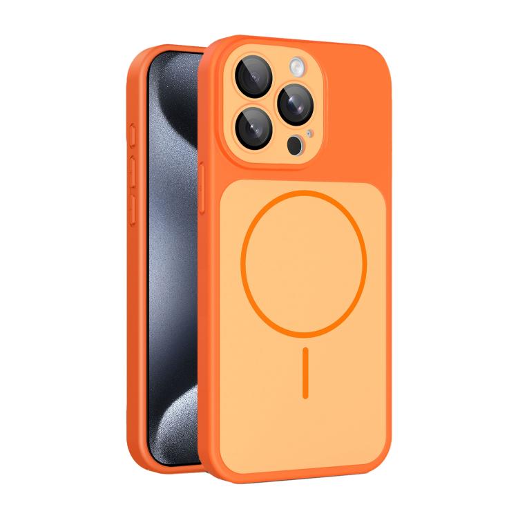 Custodia magnetica per telefono Shield con contrasto cromatico e protezione per l'obiettivo., For iPhone 16 Pro Max, For iPhone 16 Pro, For iPhone 16, For iPhone 15 Pro Max