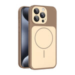 Custodia magnetica per telefono Shield con contrasto cromatico e protezione per l'obiettivo., For iPhone 16 Pro Max, For iPhone 16 Pro, For iPhone 16, For iPhone 15 Pro Max