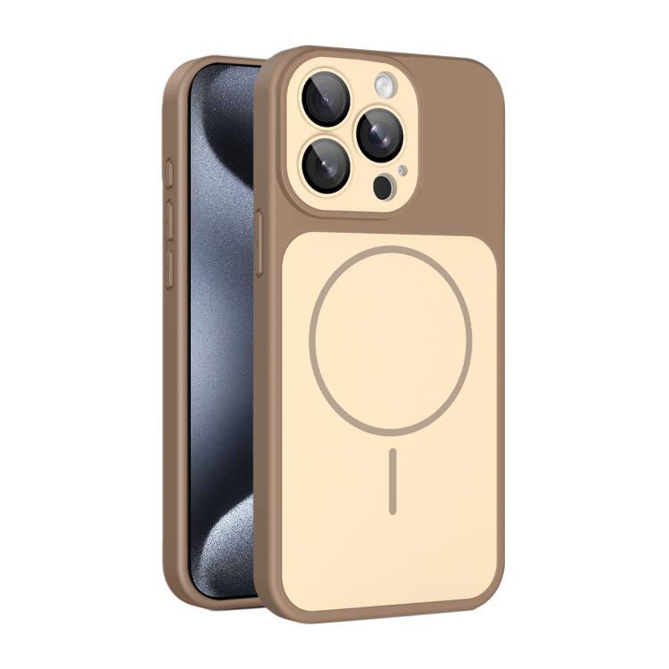 Custodia magnetica per telefono Shield con contrasto cromatico e protezione per l'obiettivo., For iPhone 16 Pro Max, For iPhone 16 Pro, For iPhone 16, For iPhone 15 Pro Max