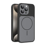 Custodia magnetica per telefono Shield con contrasto cromatico e protezione per l'obiettivo., For iPhone 15 Pro, For iPhone 15, For iPhone 14 / 13, For iPhone 14 Pro