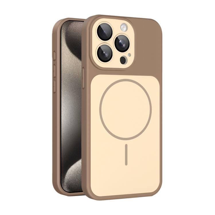 Custodia magnetica per telefono Shield con contrasto cromatico e protezione per l'obiettivo., For iPhone 15 Pro, For iPhone 15, For iPhone 14 / 13, For iPhone 14 Pro